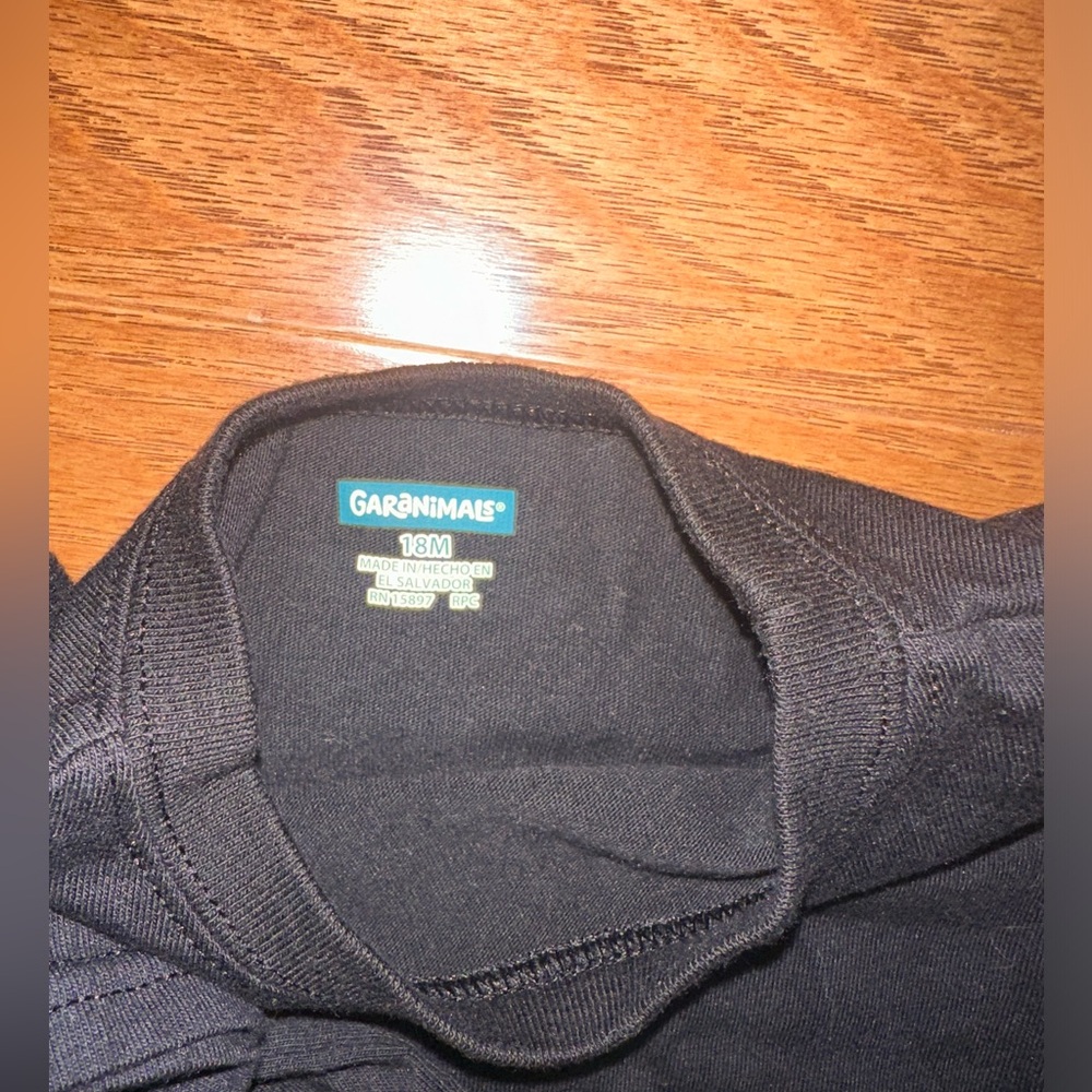 Classic Black Toddler Tee - Everyday Staple Size 18M - Picture 2 of 3